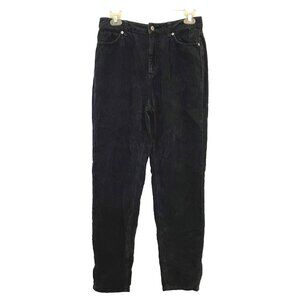 BDG Urban Outfitters Womens Mom Jeans Corduroy High Rise Size 27 Black Dark Gray